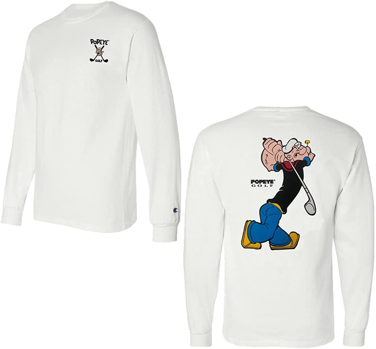 Popeye Golf Unisex Cotton Long Sleeve T-Shirt