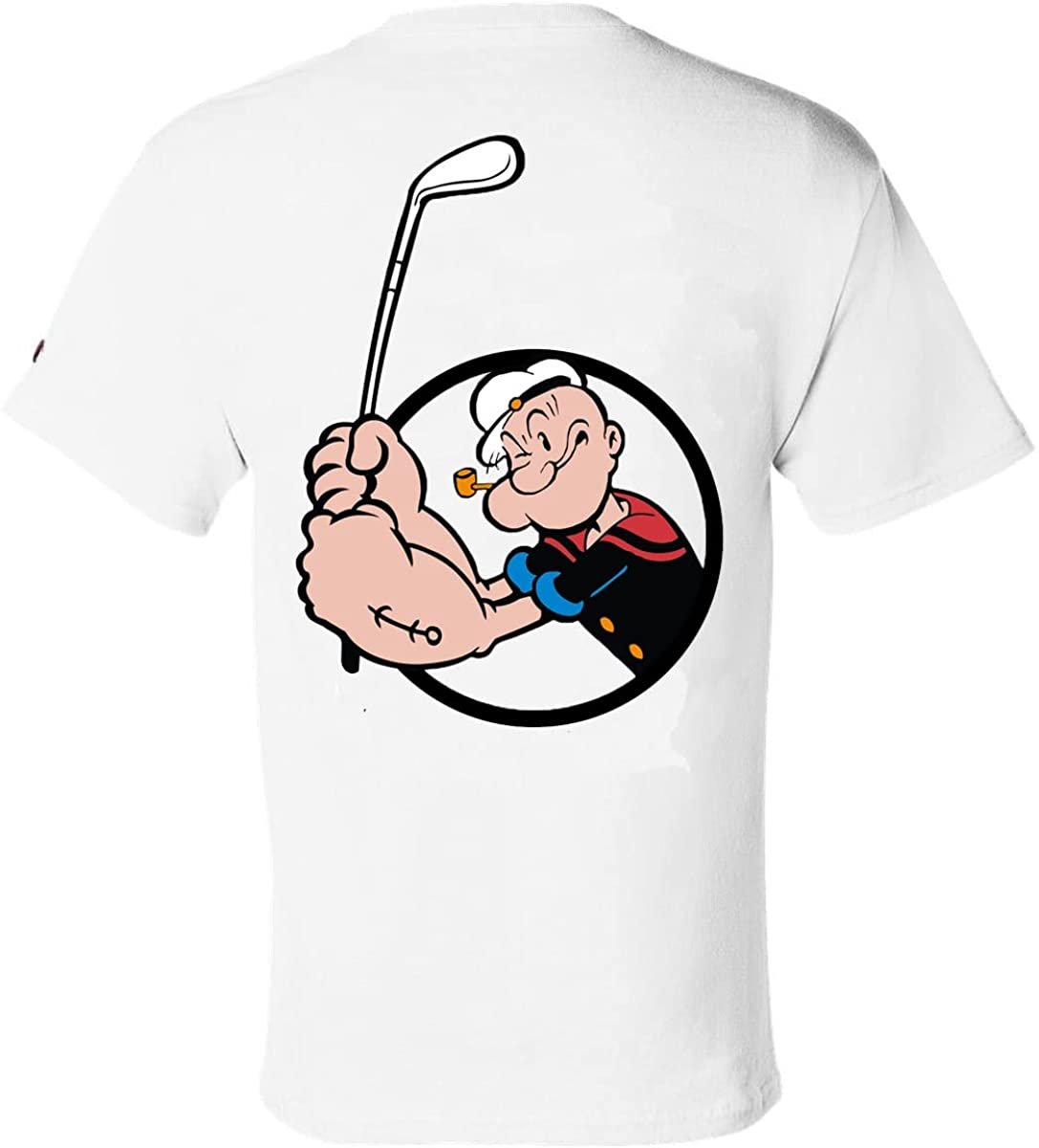 Popeye Golf Unisex Print Graphic T-Shirt