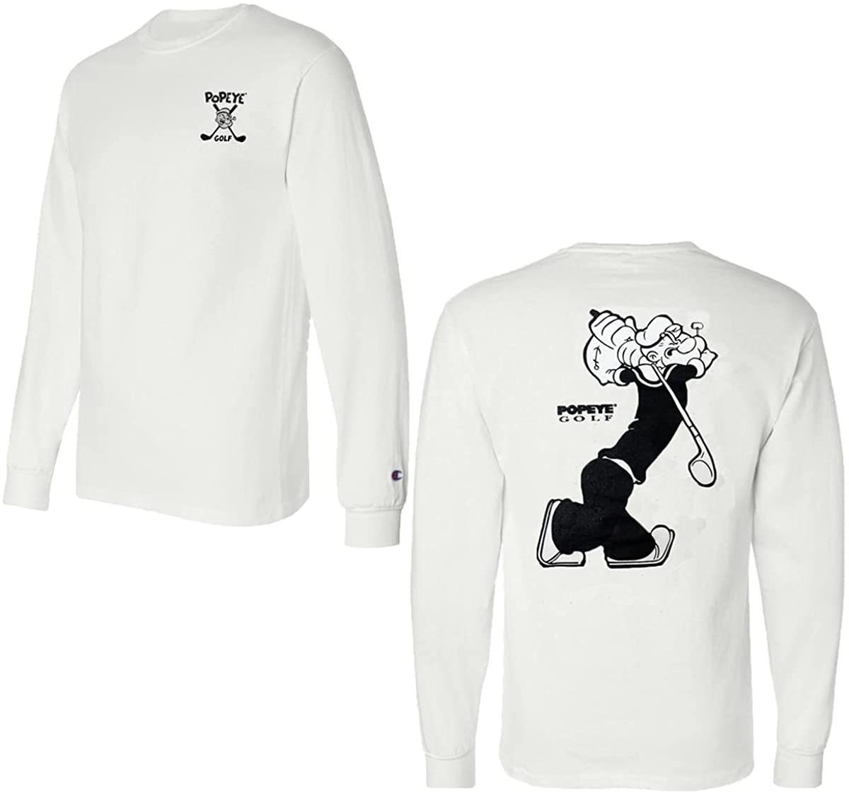Popeye Golf Unisex Cotton Long Sleeve T-Shirt