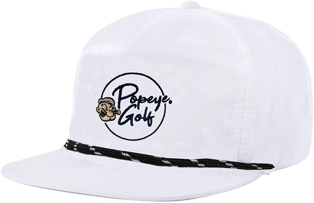 Popeye Golf Rope & Cord Lightweight Nylon Adjustable Snapback Hat