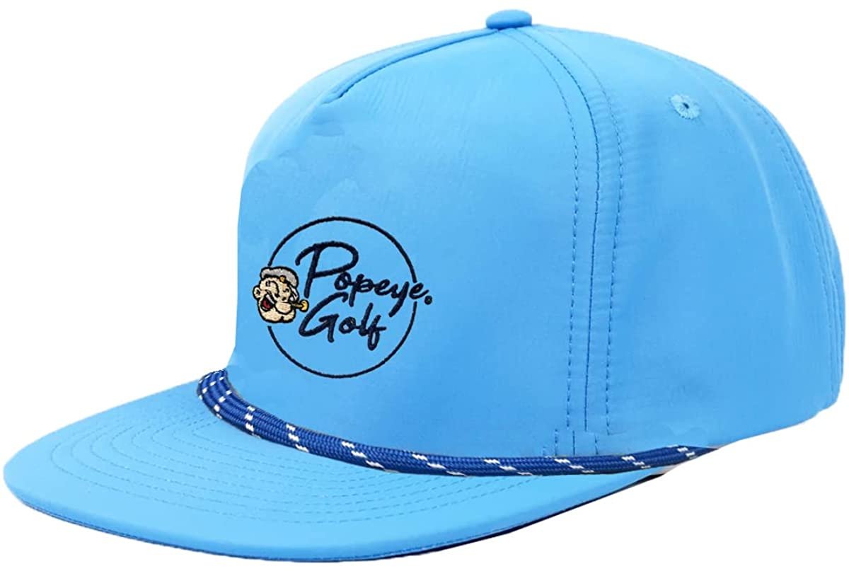 Popeye Golf Rope & Cord Lightweight Nylon Adjustable Snapback Hat