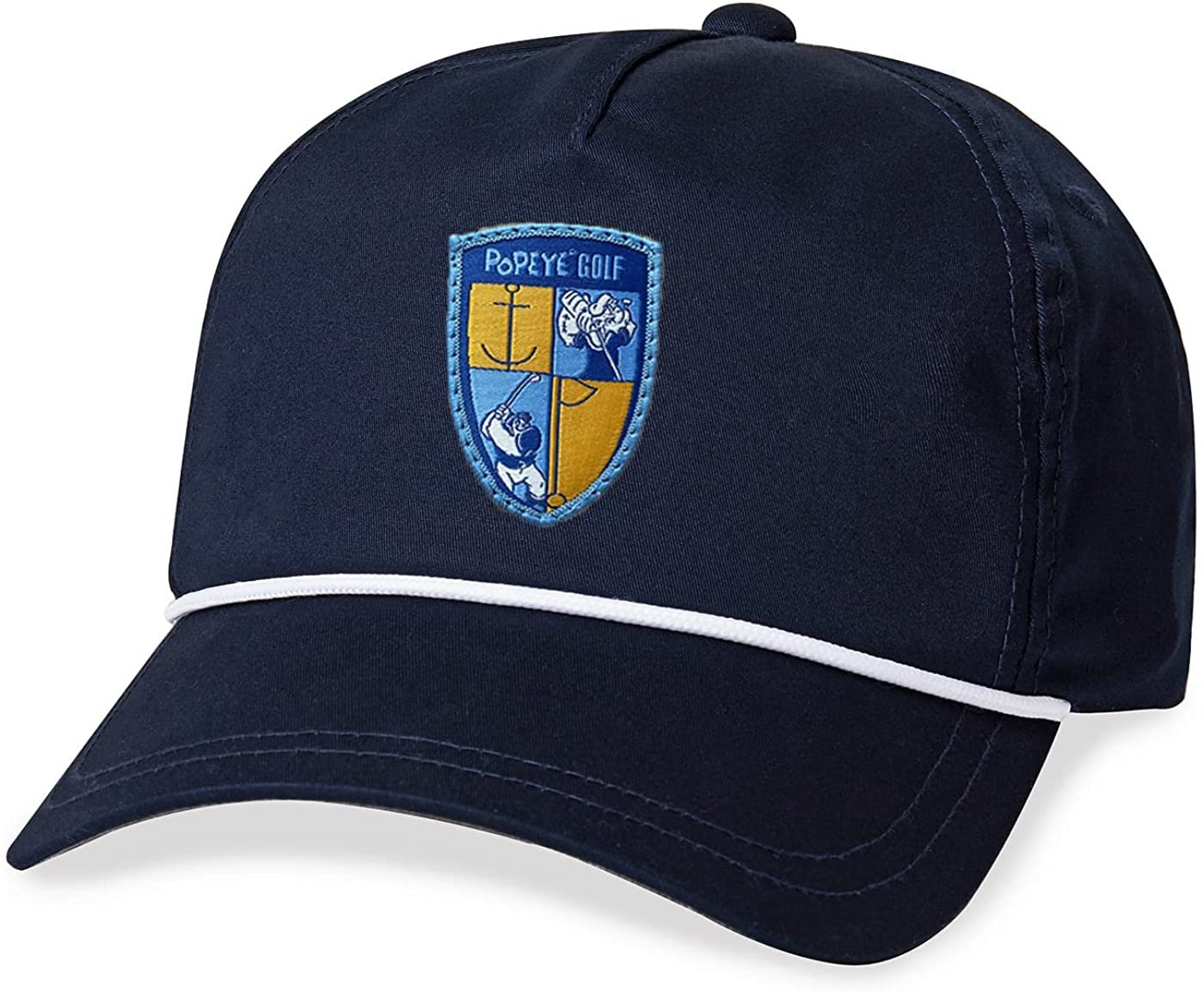 Popeye Golf Lightweight Rope Patch Logo Adjustable Strapback Hat by American Needle