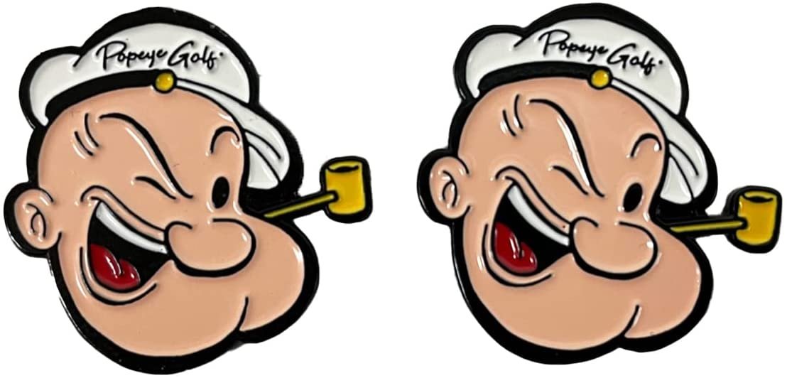 Popeye 2-Pack Golf Metal Golf Ball Marker – Popeye Golf