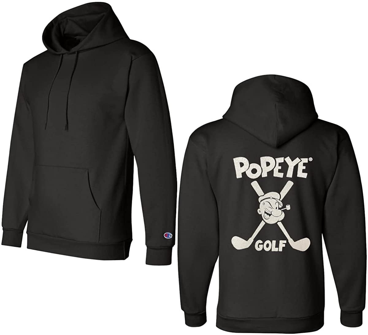 Popeye Golf Unisex Powerblend Fleece Pullover Hoodie