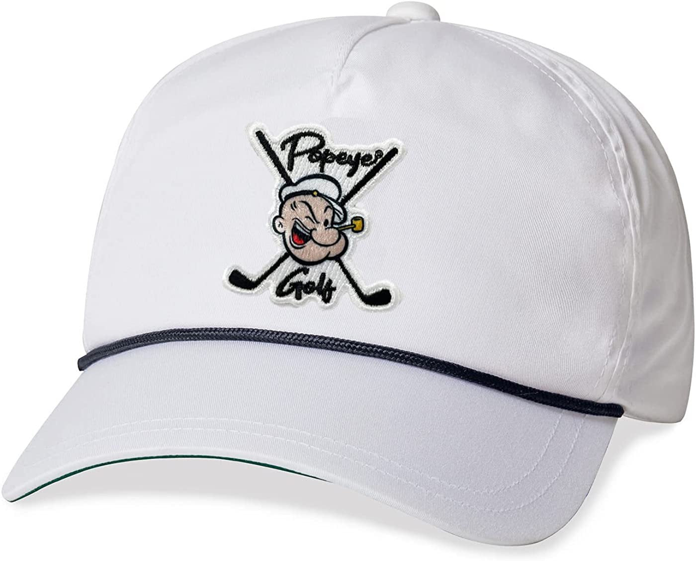 Popeye Golf Lightweight Rope Patch Logo Adjustable Strapback Hat by American Needle