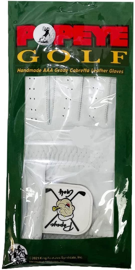 Popeye Golf Men's AAA Grade Cabretta Leather Glove