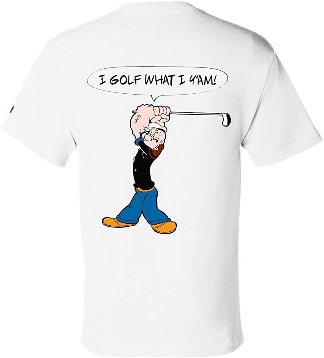 Popeye Golf Unisex Print Graphic T-Shirt