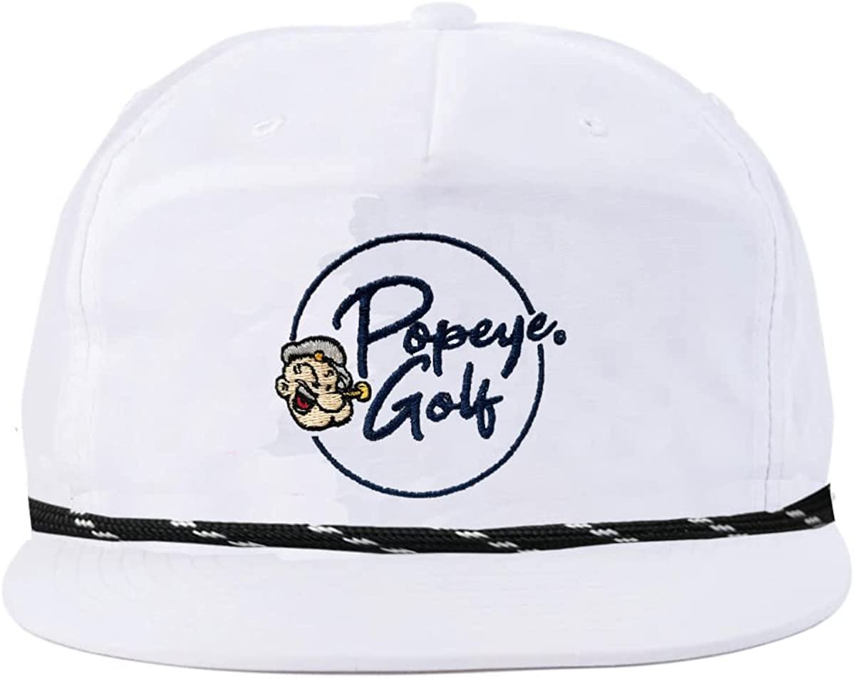 Popeye Golf Rope & Cord Lightweight Nylon Adjustable Snapback Hat