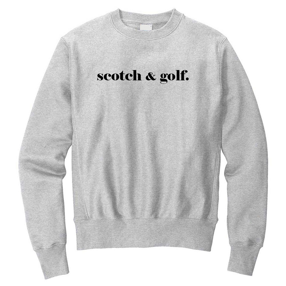 Scotch & Golf Unisex Powerblend Fleece Pullover Crew Neck Sweatshirt