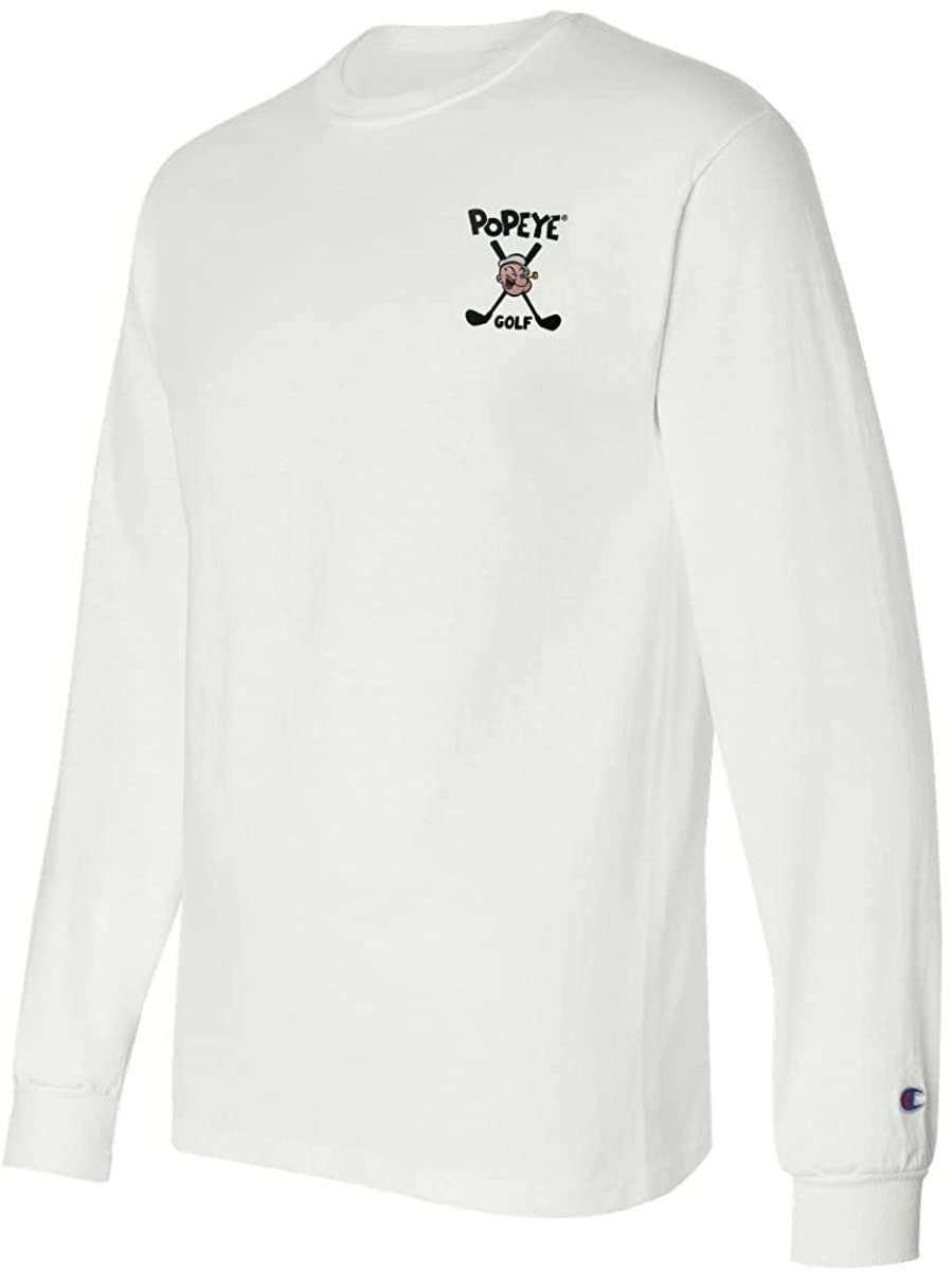 Popeye Golf Men's Cotton Long Sleeve T-Shirt