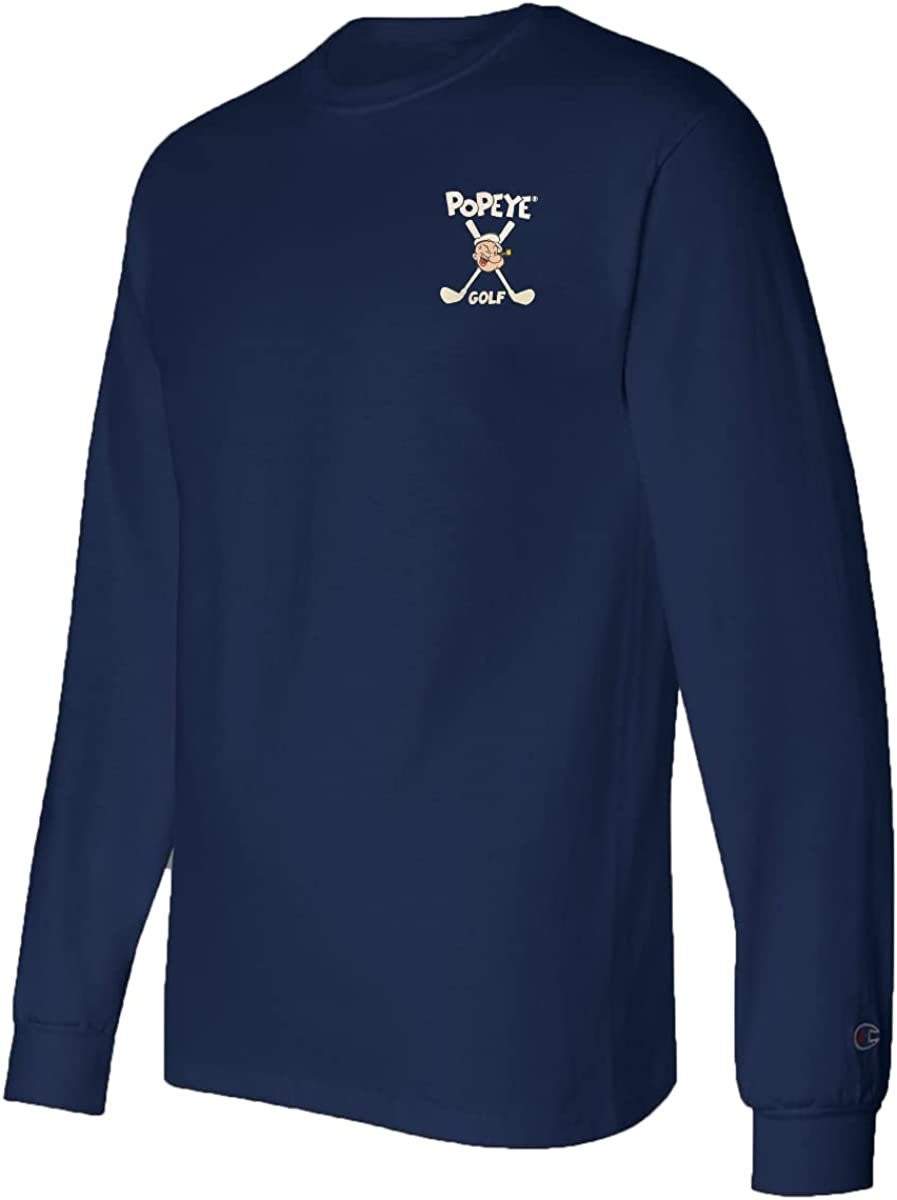 Popeye Golf Men's Cotton Long Sleeve T-Shirt