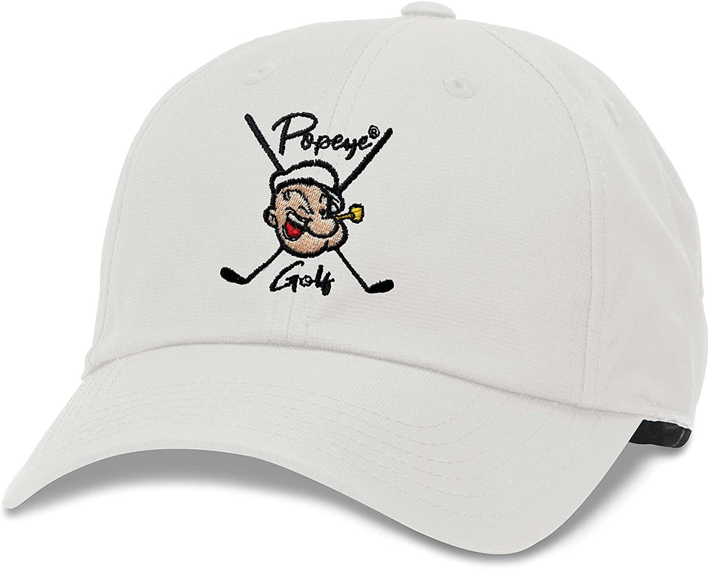 AMERICAN NEEDLE Popeye Golf Technocrat TKO Slouch Adjustable Strapback Hat