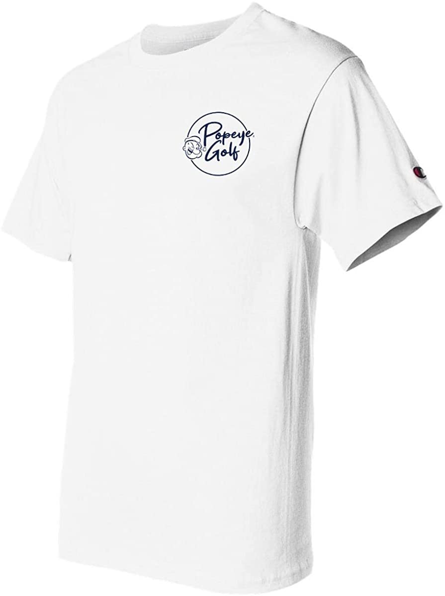 Popeye Wimpy Golf Men's I'd Gladly Play You Tuesday Print T-Shirt