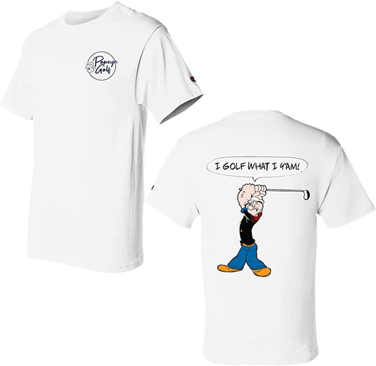 Popeye Golf Unisex Print Graphic T-Shirt