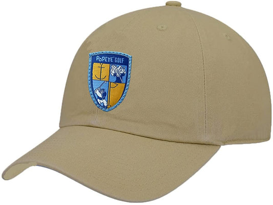 AMERICAN NEEDLE Popeye Golf Washed Slouch Adjustable Strapback Hat